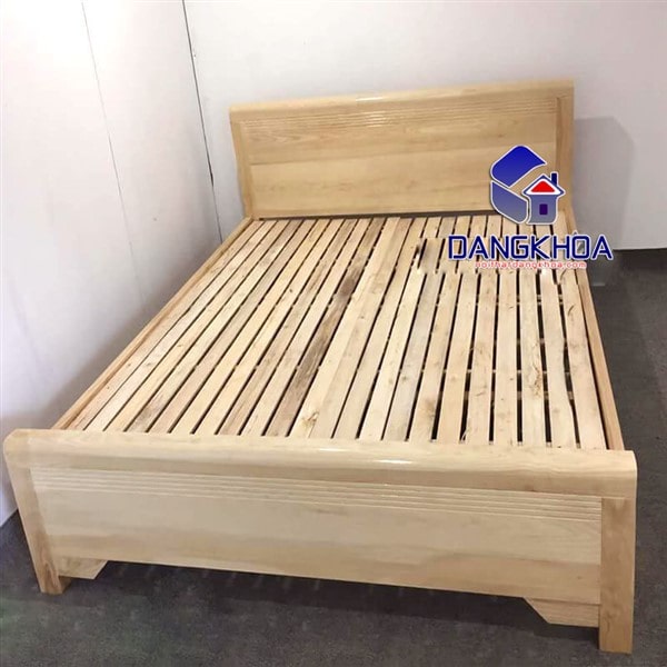 Giường Ngủ Gỗ Sồi 1M6